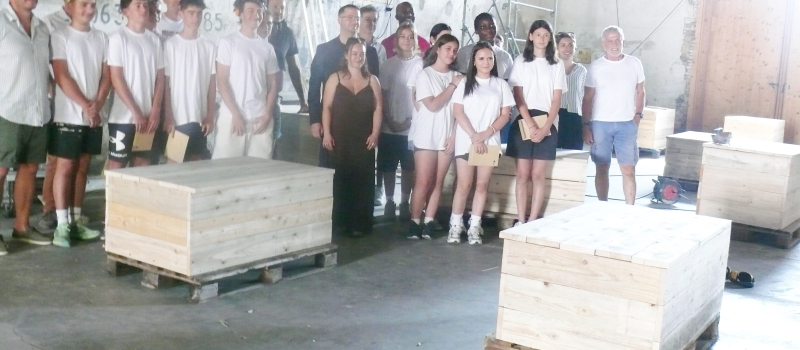 Grand Auch : des jeunes bâtissent pour le Festival Circa