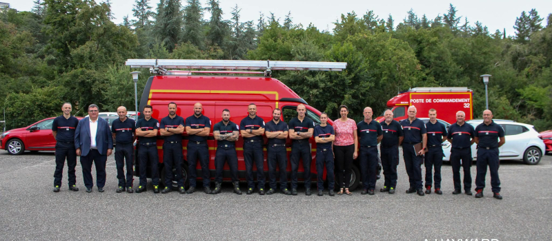 Le SDIS 32 poursuit son engagement en Gironde
