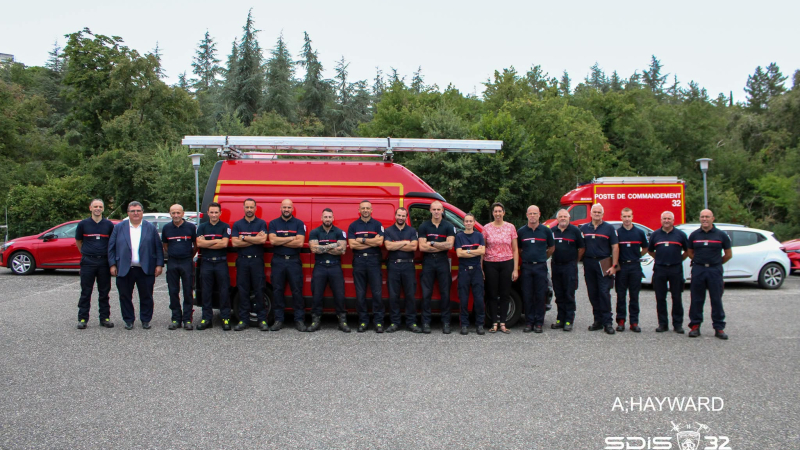 Le SDIS 32 poursuit son engagement en Gironde