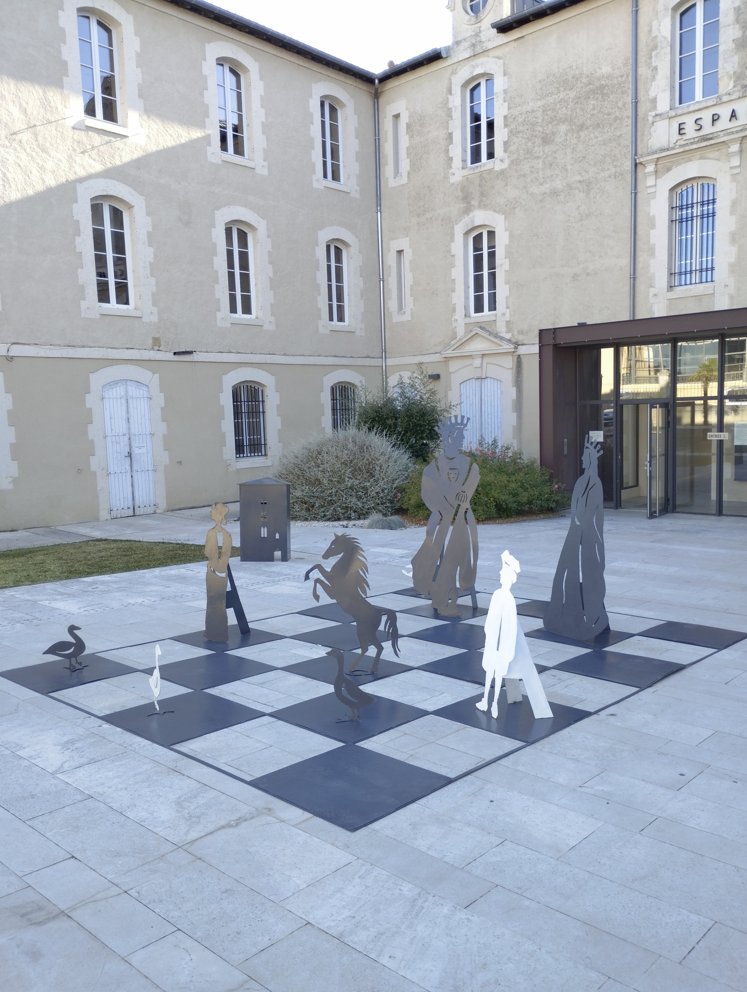 Oeuvre du Lycée Agricole de la section maréchalerie
